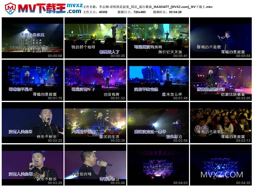 李志洲-哥唱得是寂寞_国语_流行歌曲_MA303477